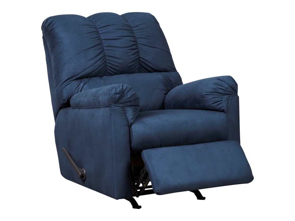 7500725 Ashley Furniture Darcy Blue Living Room Rocker